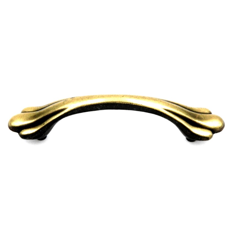 Hickory Hardware Newport P539-WA Windsor Antique 3cc Arch Cabinet Handle Pull