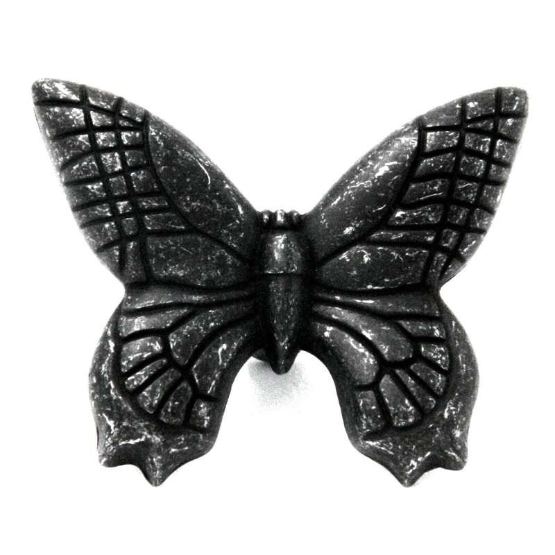 Hickory Hardware Rainforest Butterfly 2 Cabinet Knob Vibra Pewter PA1513-VP