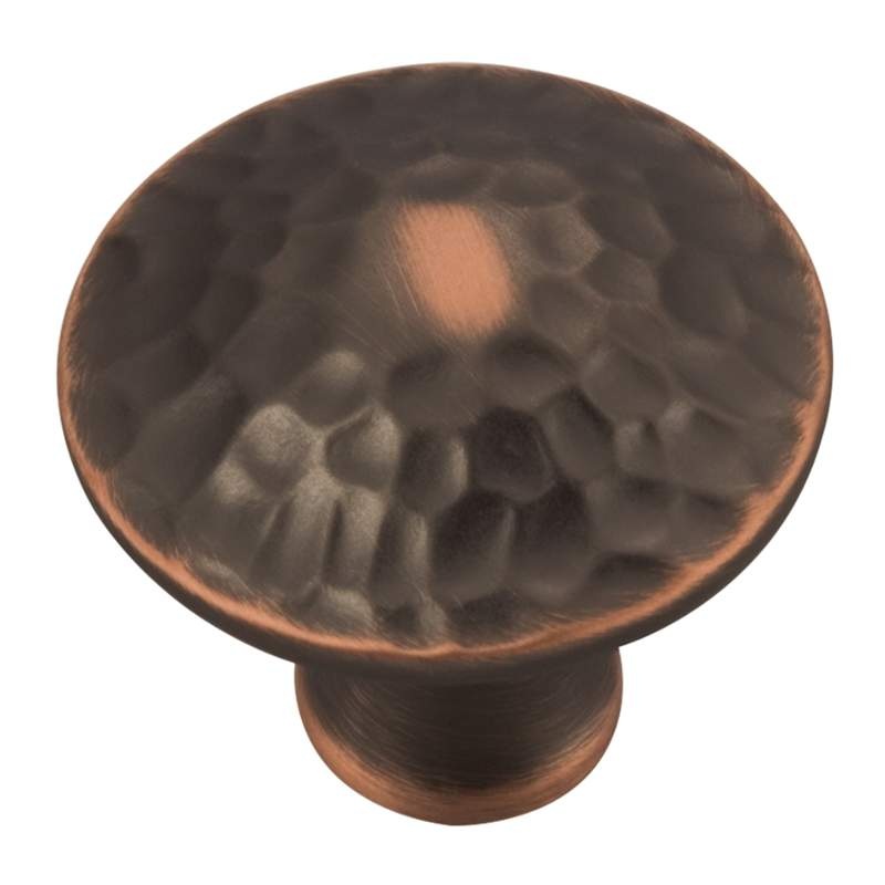 P2170-OBH Oil Rubbed Bronze 1 1/4 Round Hammered Cabinet Knobs Pulls Belwith Hickory