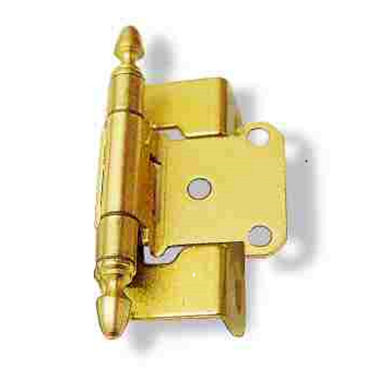 Pair of Amerock BP7550T2-O74 Self-Closing Semi-Wrap 1/2 Overlay Cabinet Hinges