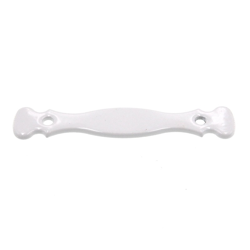 Amerock Anniversay White 3 Ctr. Cabinet Pull Backplate BP875-GW