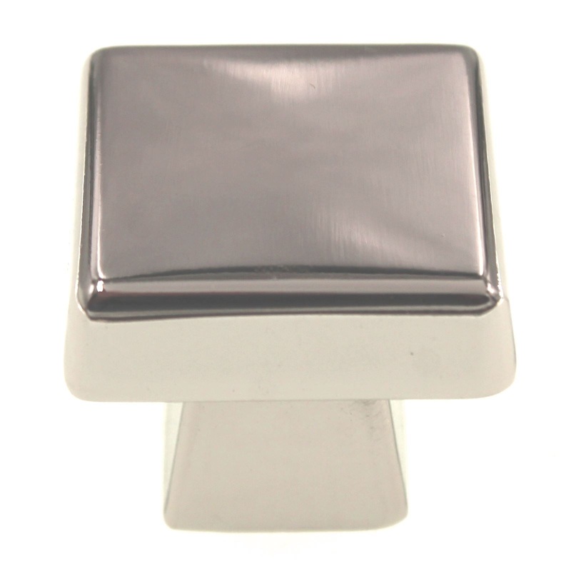 Amerock Blackrock Polished Nickel 1 3/16 Square Cabinet Knob BP55271PN