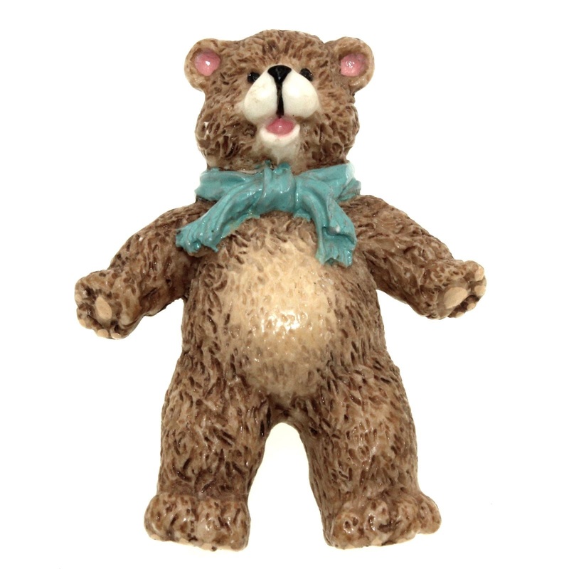 Amerock Kid’Z Hand Painted 2 9/16 Teddy Bear Cabinet Knob BP9357-HP