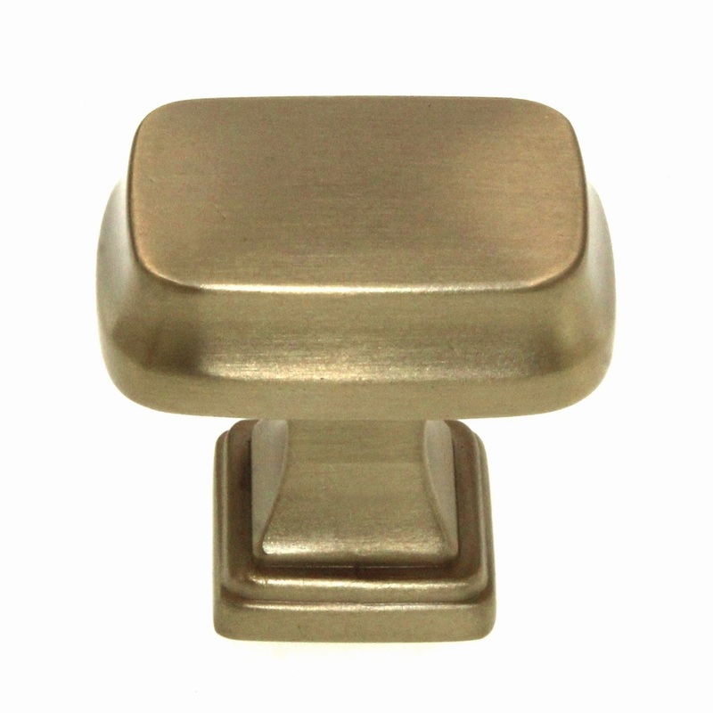 Amerock Revitalize Golden Champagne 1 1/4 Rectangle Cabinet Knob BP55340BBZ