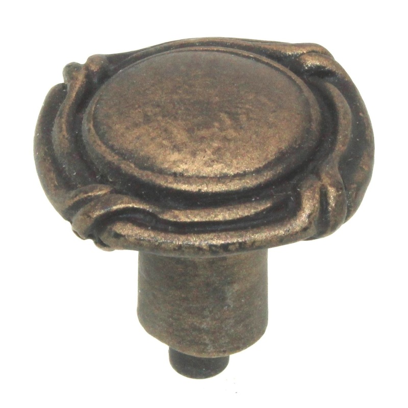 Anne at Home Artisan Mai Oui 1 1/8 Twisted Metal Knob Antique Gold 1097-21