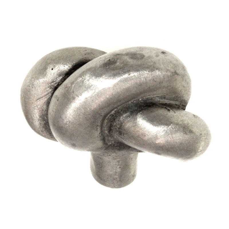 Anne at Home Artisan Roguery Large 1 3/4 Cabinet Knot Knob Satin Pewter 1123-20