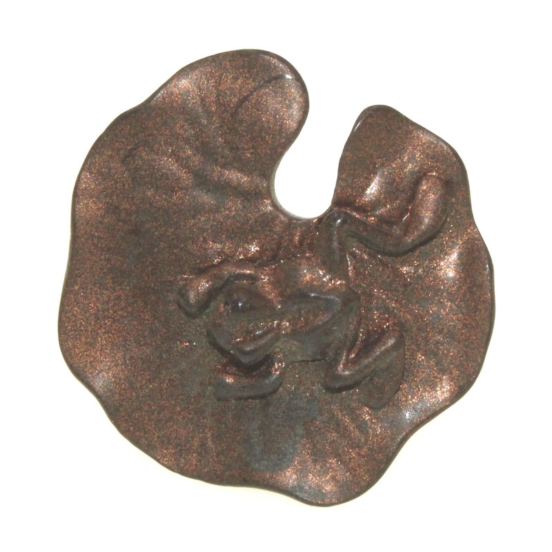 Anne at Home Frogs & Lily Pads Copper Bronze 1 3/8 Cabinet Knob 519-13