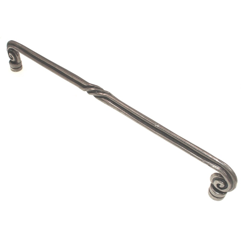 Anne at Home Hardware Mai Oui 12 Ctr. Cabinet Arch Pull Pewter Bright 1101-8