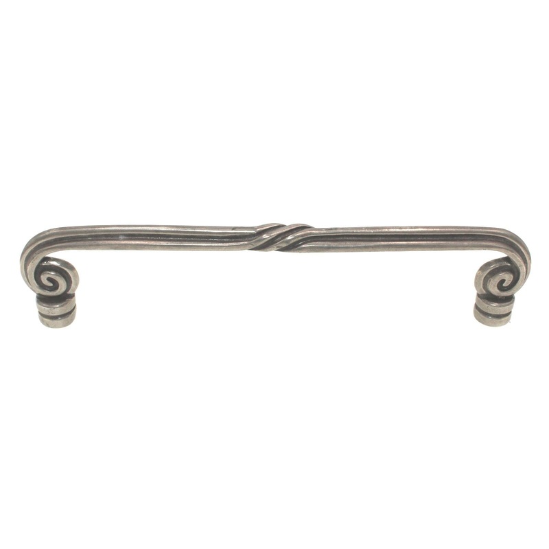 Anne at Home Hardware Mai Oui 8 Ctr. Cabinet Arch Pull Pewter Bright 1100-8