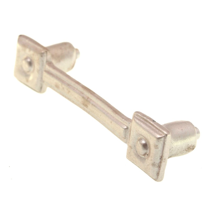 Anne at Home Hardware Square 3 Ctr. Button Cabinet Pull Satin Pearl 1061-15