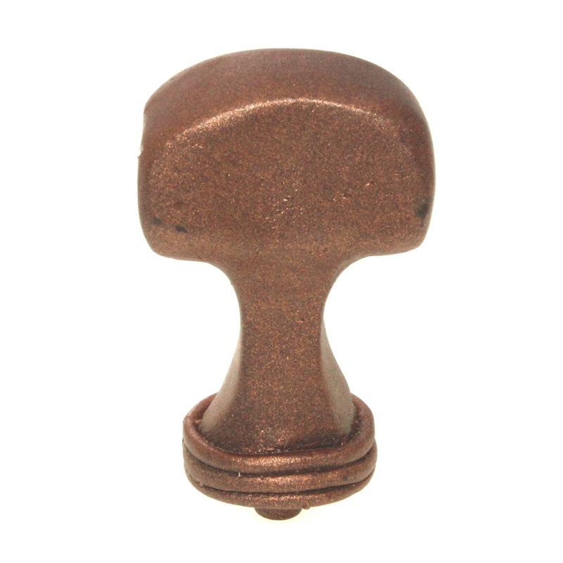 Anne at Home Industrial Hammerheim 1 1/8 Cabinet T Knob Copper Bronze 1032-13