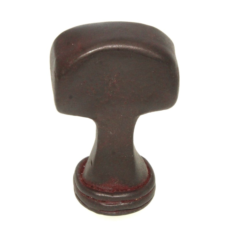 Anne at Home Industrial Hammerheim 1 1/8 Cabinet T Knob Rust 1032-9