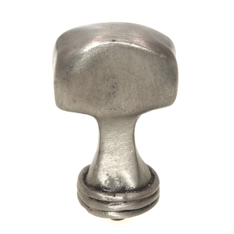 Anne at Home Industrial Hammerheim 1 1/8 Cabinet T Knob Satin Pewter 1032-20