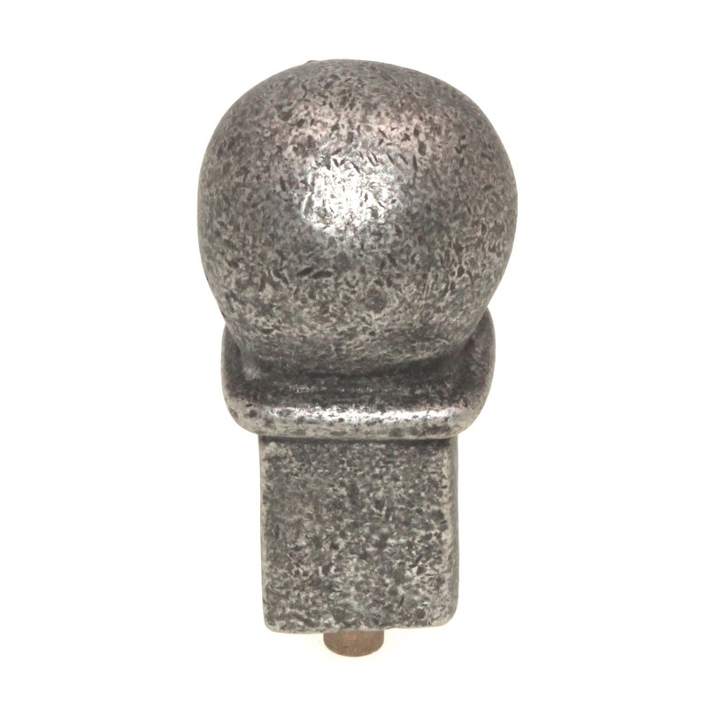 Anne at Home Industrial Une Grande 1 1/8 Round Cabinet Knob Pewter Matte 1071-1