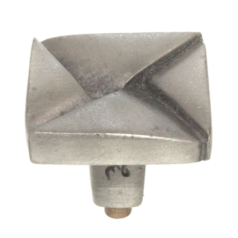 Anne at Home Modern Dijon 1 1/4 Square Cabinet Knob Satin Pewter 231-20