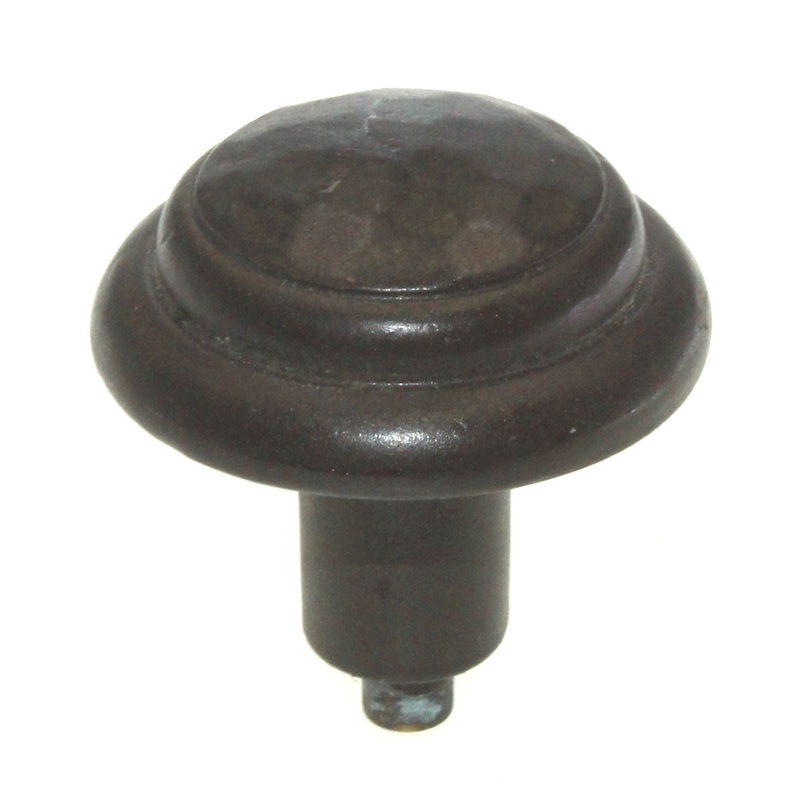Anne at Home Nomad Rustic Hammered 1 1/4 Cabinet Knob Bronze Rubbed 274-3