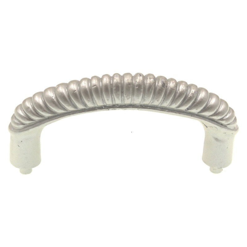 Anne at Home Rustic Oceanus 3 Ctr. Cabinet Arch Pull Satin Pearl 2040-15