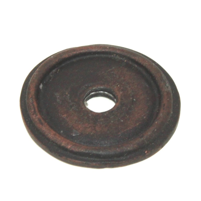 Anne at Home Rustic Sonnet 1 Cabinet Knob Backplate Antique Copper 1305-16