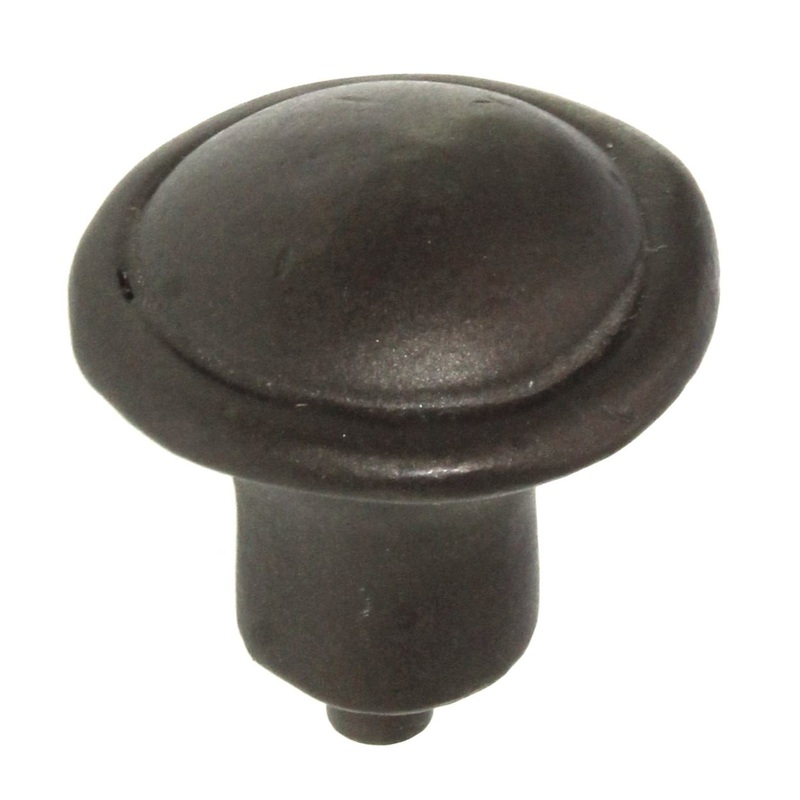 Anne at Home Une Grande Button 1 1/8 Knob Bronze with Black Wash 1045-231