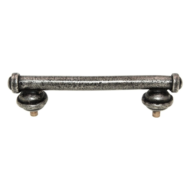 Anne at Home Une Grande Button 3 Ctr. Cabinet Bar Pull Pewter Matte 1048-1