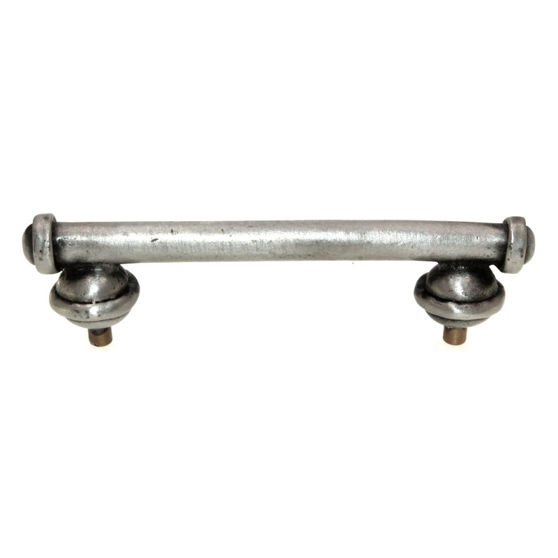 Anne at Home Une Grande Button 3 Ctr. Cabinet Bar Pull Satin Pewter 1048-20