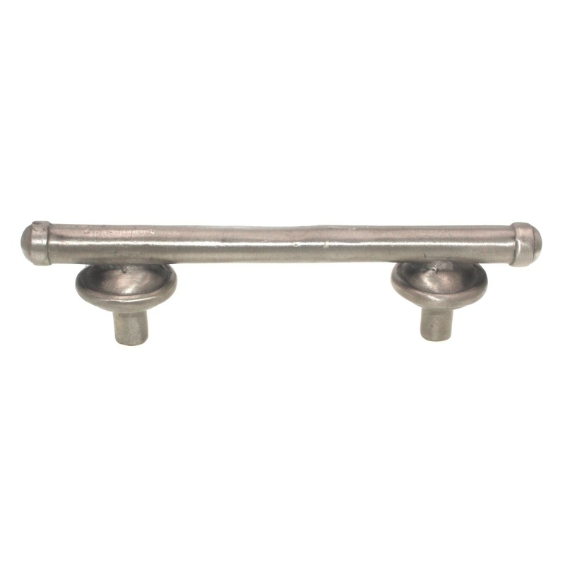 Anne at Home Une Grande Button 5 (128mm) Ctr. Bar Pull Satin Pewter 1051-20