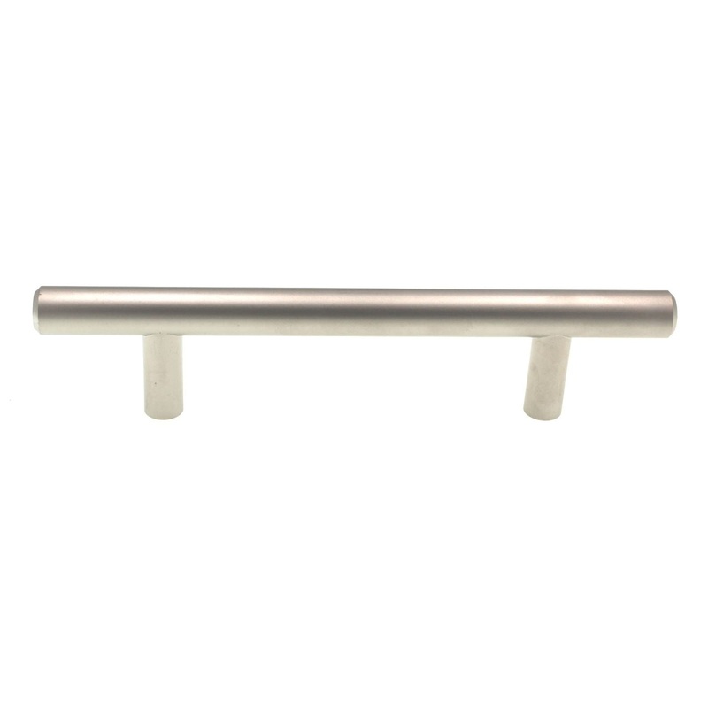10 Pack Satin Nickel Cabinet Bar Pull 3 3/4 (96mm) Ctr Sleek and Modern K146-SN