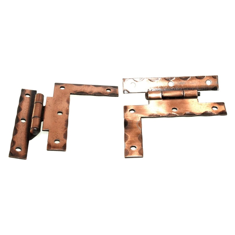 Acorn Mfg Colonial HL Cabinet Surface Mount Hinge Antique Copper 01443-ACH