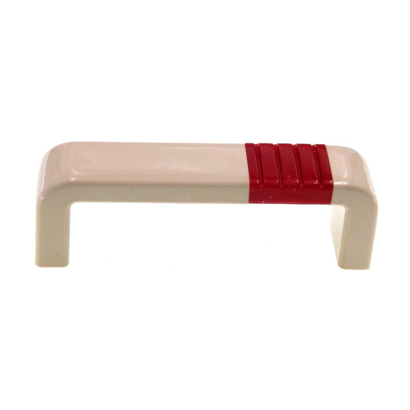 Amerock Elan Almond and Red 3-1/4 Bar Pull Cabinet Handle BP8692-PAR