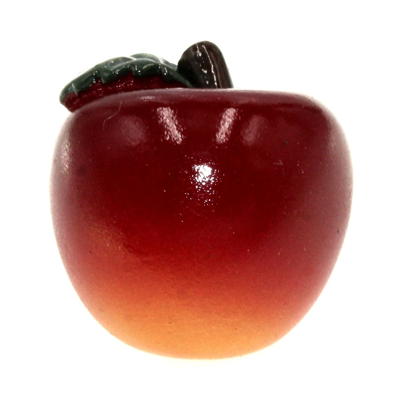 Amerock Fruit’Z Hand Painted Red Apple 1 3/8 Cabinet Knob BP9346-HP