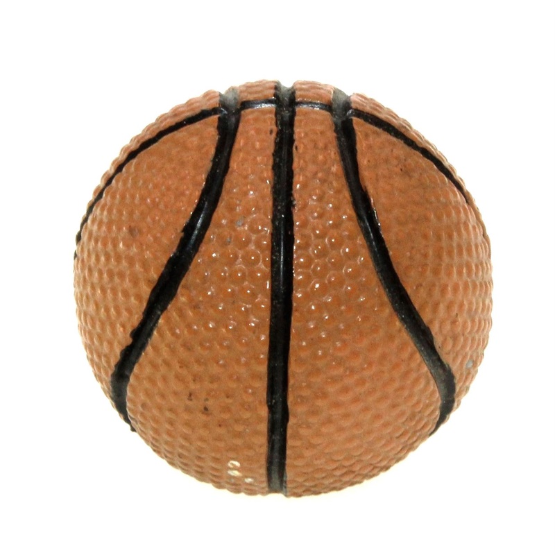Amerock Sport’Z Hand Painted Orange Basketball 1 3/8 Cabinet Knob BP9350-HP
