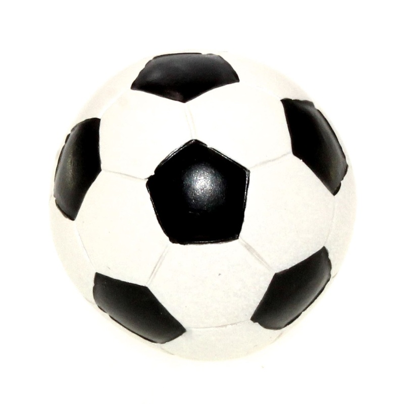 Amerock Sport’Z Hand Painted White Soccer Ball 1 3/8 Cabinet Knob BP9347-HP