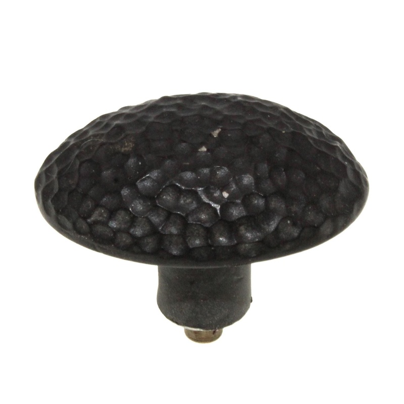 Anne at Home Artisan Hammersmith Large 1 3/4 Rustic Cabinet Knob Black 1267-7