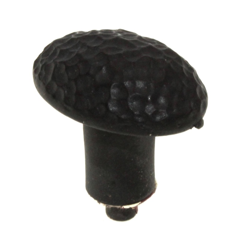 Anne at Home Artisan Hammersmith Small 1 1/4 Rustic Cabinet Knob Black 1266-7