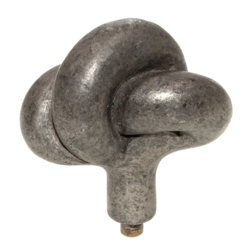 Anne at Home Artisan Roguery Large 1 3/4 Cabinet Knot Knob Pewter Matte 1123-1
