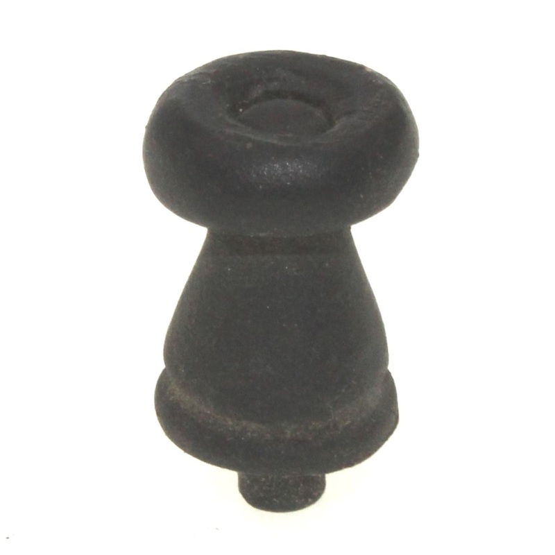 Anne at Home Hardware Artisan Apothecary Small 5/8 Cabinet Knob Black 1112-7