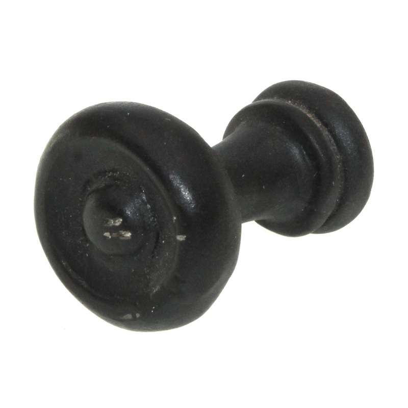 Anne at Home Hardware Artisan Apothecary Small 5/8 Cabinet Knob Black 1113-7