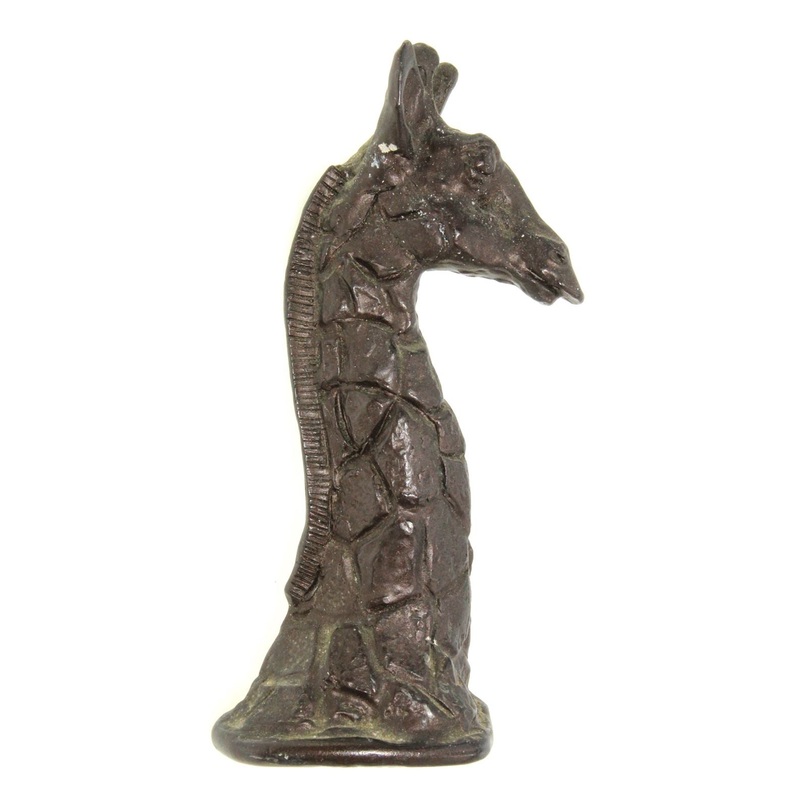 Anne at Home Hardware Giraffe Head Right 3 Ctr. Cabinet Pull Bronze 156-2