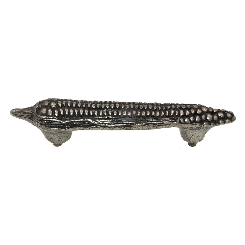 Anne at Home Hardware Large Corn 3 Ctr. Cabinet Pull Pewter Matte 321-1