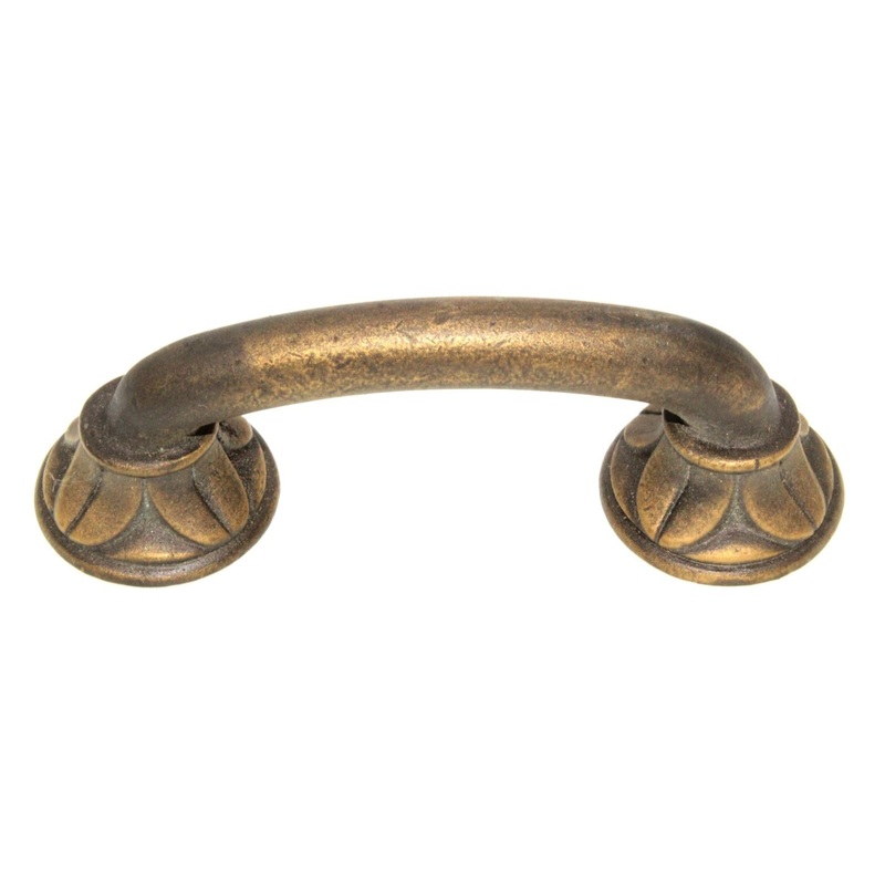 Anne at Home Hardware Pompeii 3 Ctr Leaf Cabinet Arch Pull Bronze Rubbed 1249-3