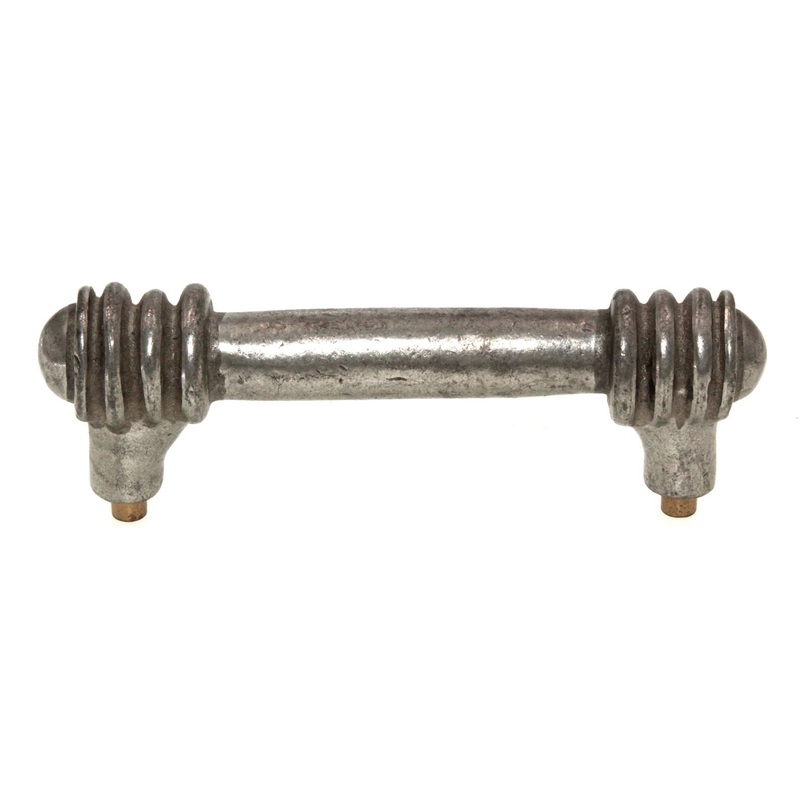 Anne at Home Hardware Round-Off 3 Ctr. Cabinet Bar Pull Pewter Bright 1094-8