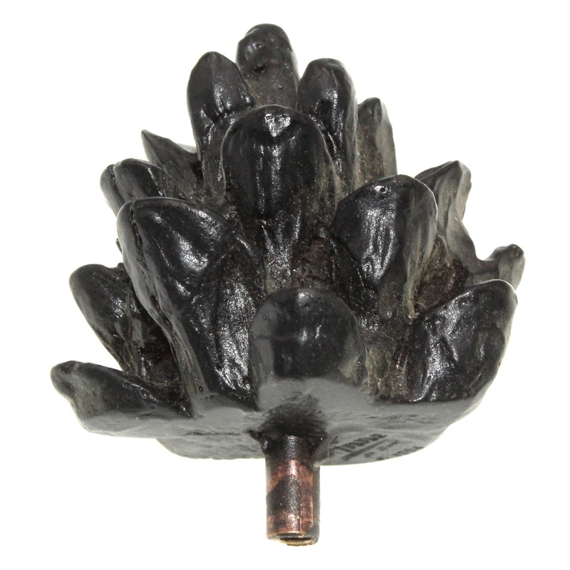 Anne at Home Nature Pine Cone Top 1 3/4 Cabinet Knob Black 312-7