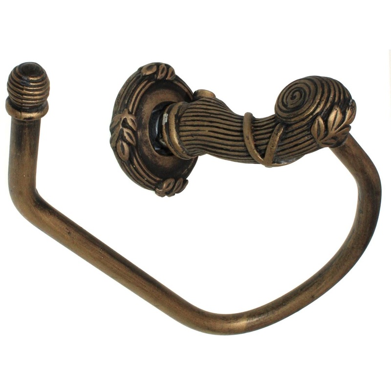 Anne at Home Sonnet Vine Bath Toilet Tissue Paper Holder Antique Gold 1642-21