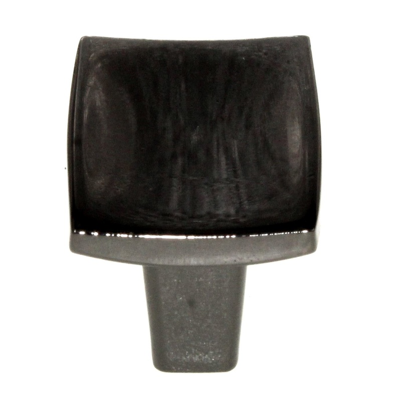 Belwith Keeler Channel 1 1/4 Rectangle Cabinet Knob Black Nickel B076146-BLN