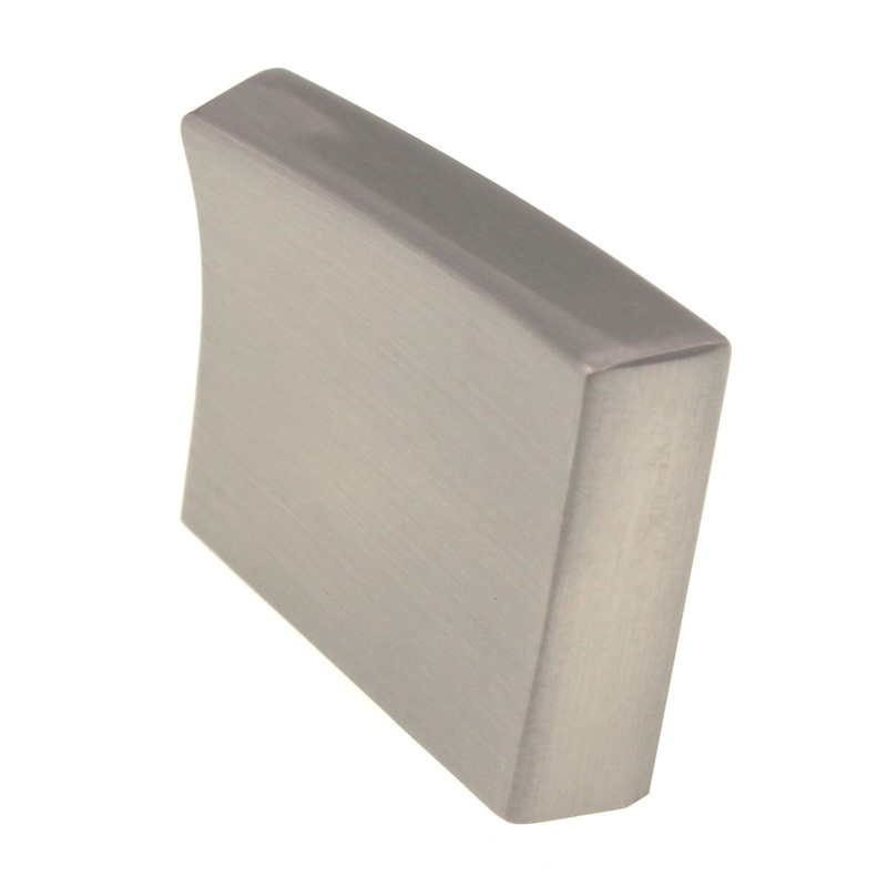 Belwith Keeler Flex 1 7/16 Finger Pull Cabinet Knob Satin Nickel B076717-SN