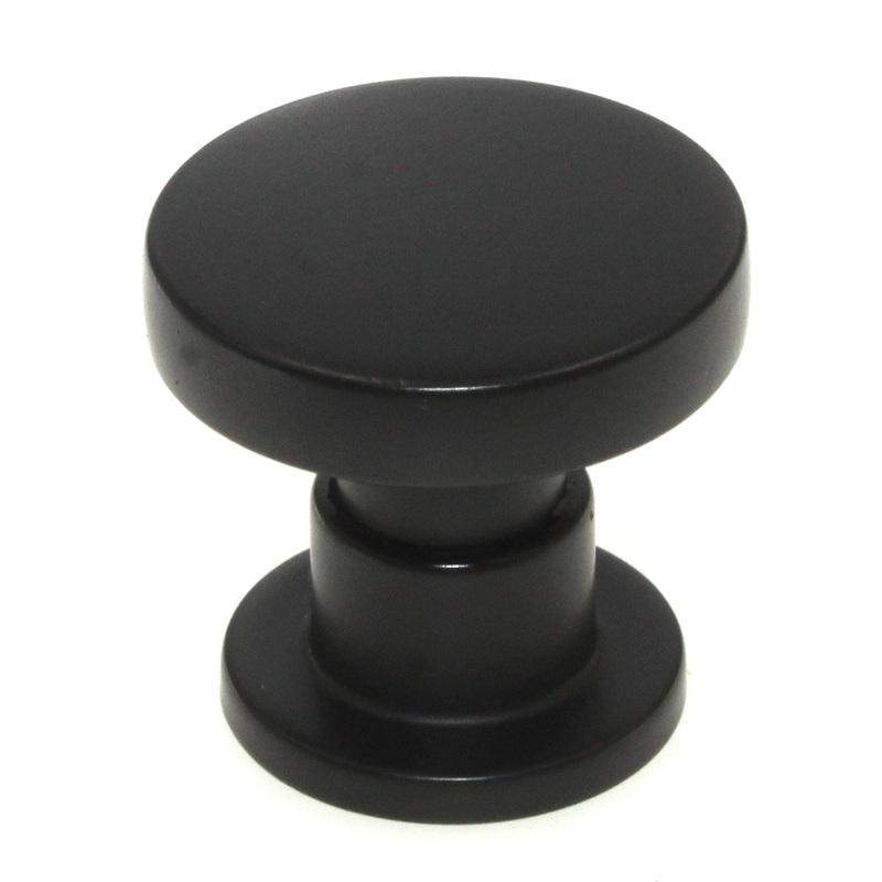 Belwith Keeler Urbane 1 1/4 Flat Top Cabinet Knob Matte Black B077944-MB