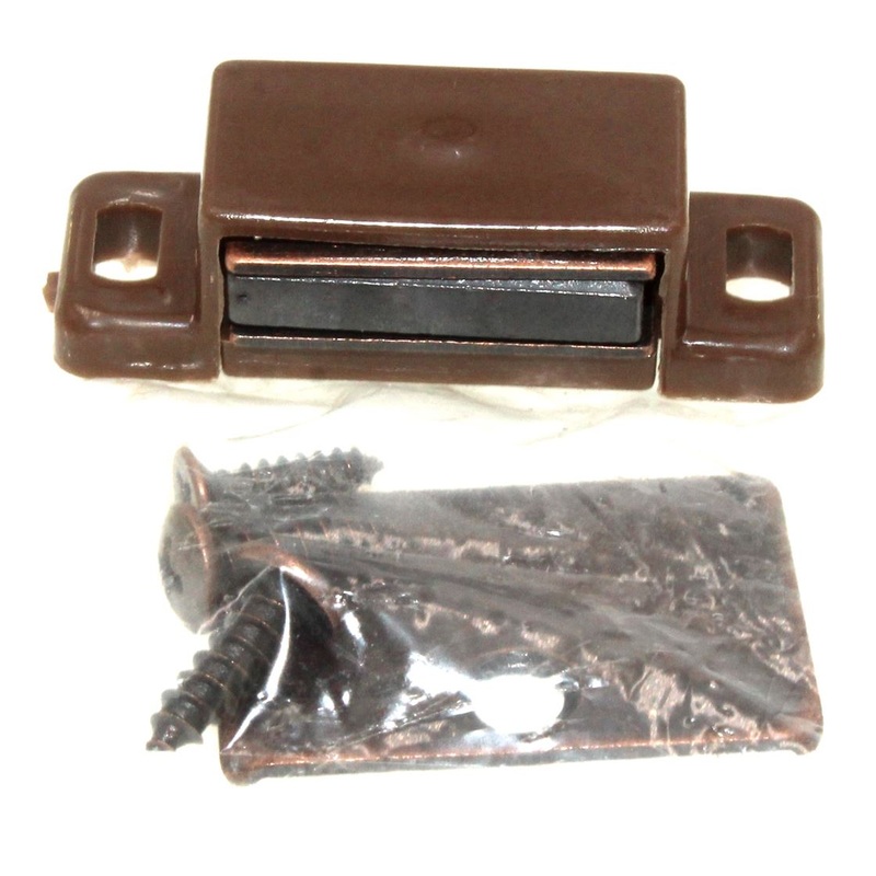 Hickory Hardware 1 7/16 Ctr. Plastic Magnetic Catch Statuary Bronze P109-2C