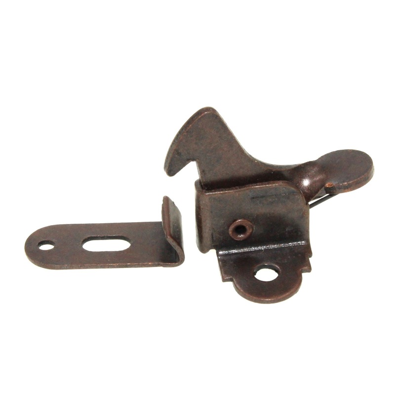 Hickory Hardware 5/8 Ctr. Elbow Latch Cabinet Catch Statuary Bronze P654-STB