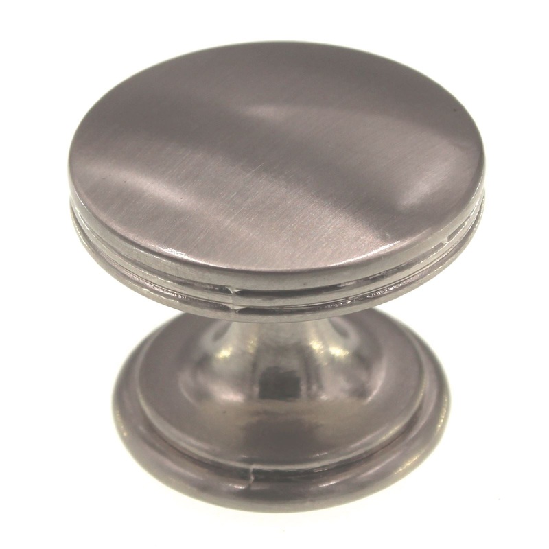 Hickory Hardware American Diner 1 3/8 Cabinet Knob Satin Nickel P2142-SN