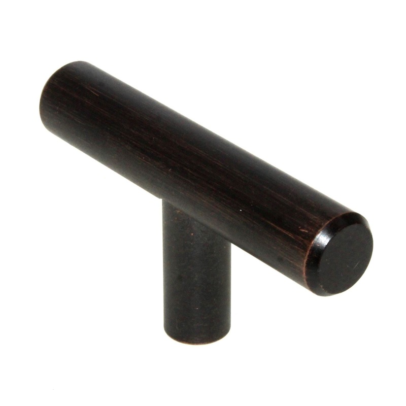 Hickory Hardware Bar Pulls 2 3/8 T-Bar Cabinet Knob Vintage Bronze HH075591-VB
